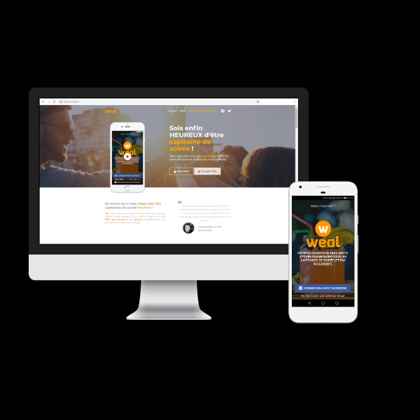 Conseil et développement d'un site web et d'une application mobile par Reactic